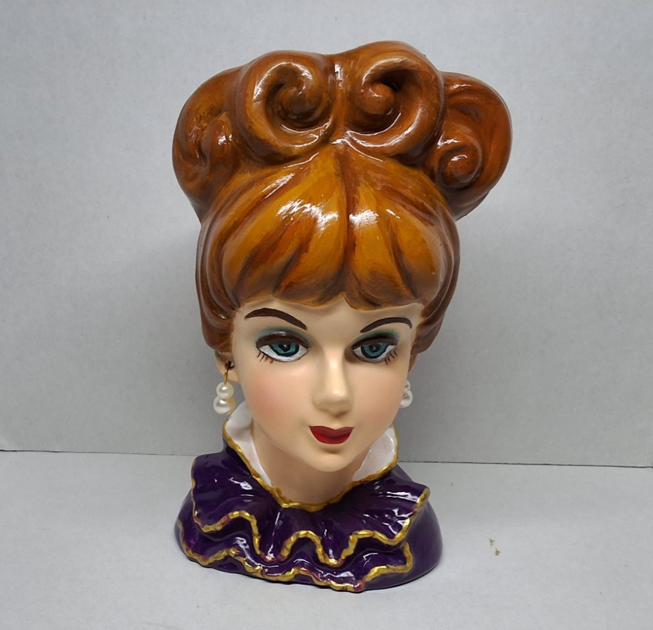 Ruben 4123 Second Chance Lady Head Vase reimagined
