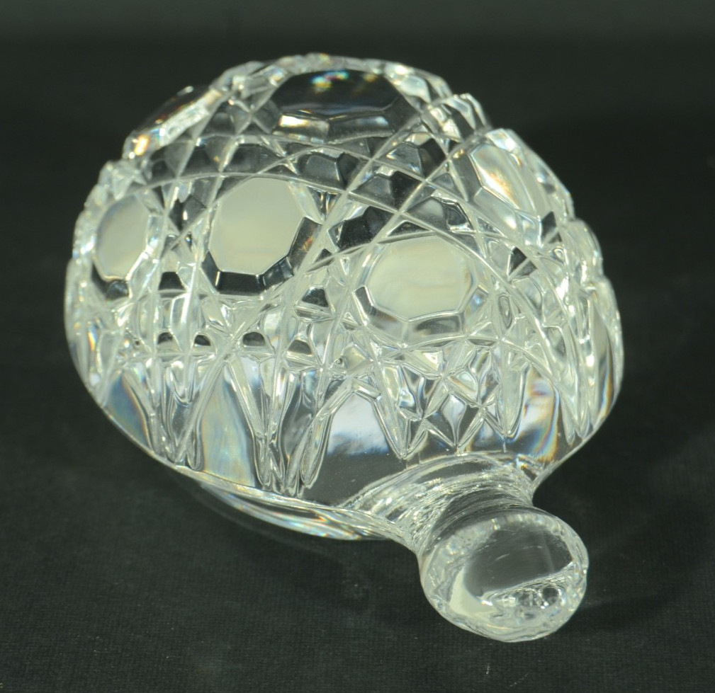 Waterford Crystal Cut Pattern Shell Turtle Tortoise Paperweight 4.25″ Figurine