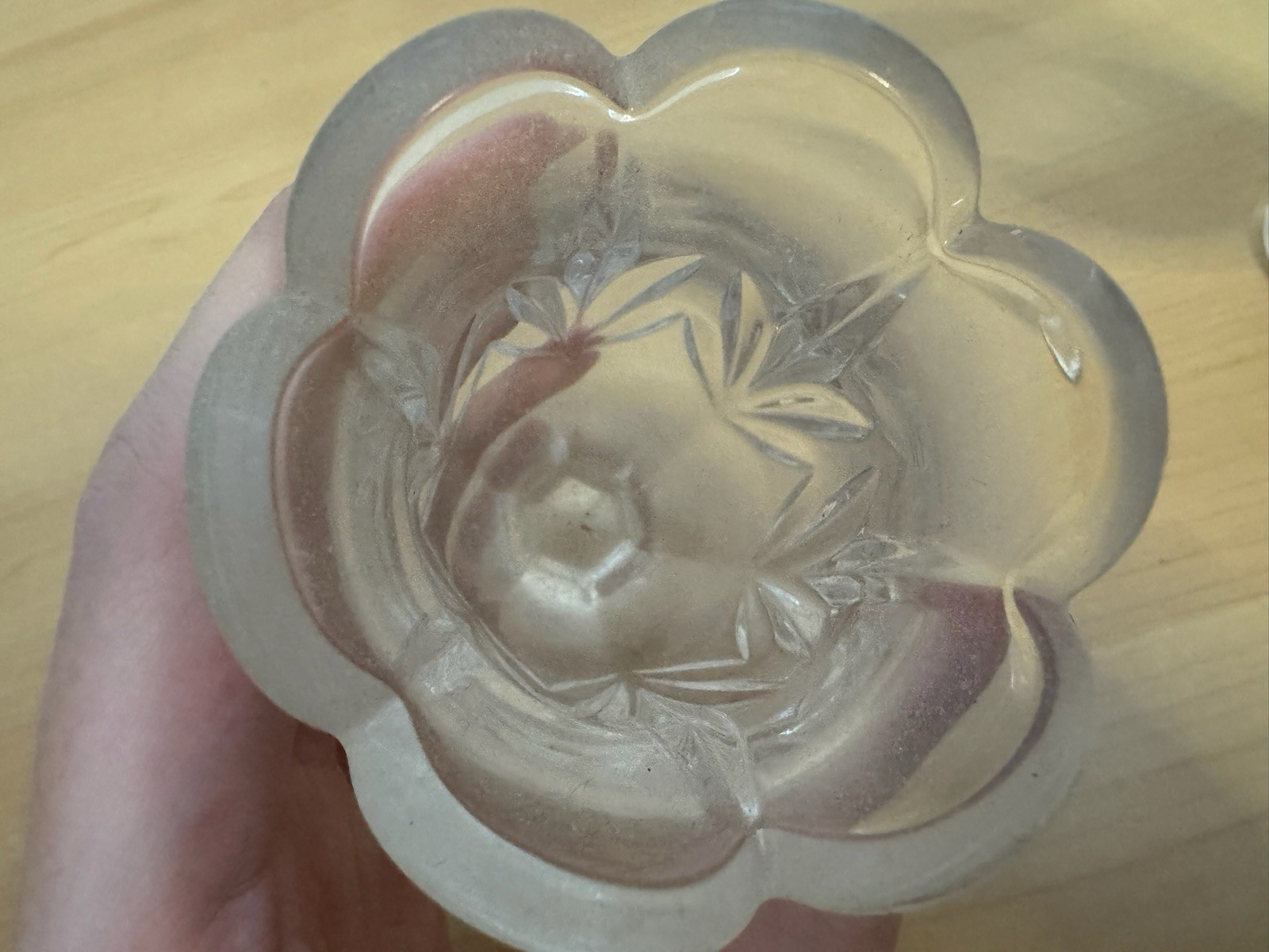 Qty 2 Royal Limited crystal Tulip Vase. 24% Full Lead. Czech Republic . 4” Tall
