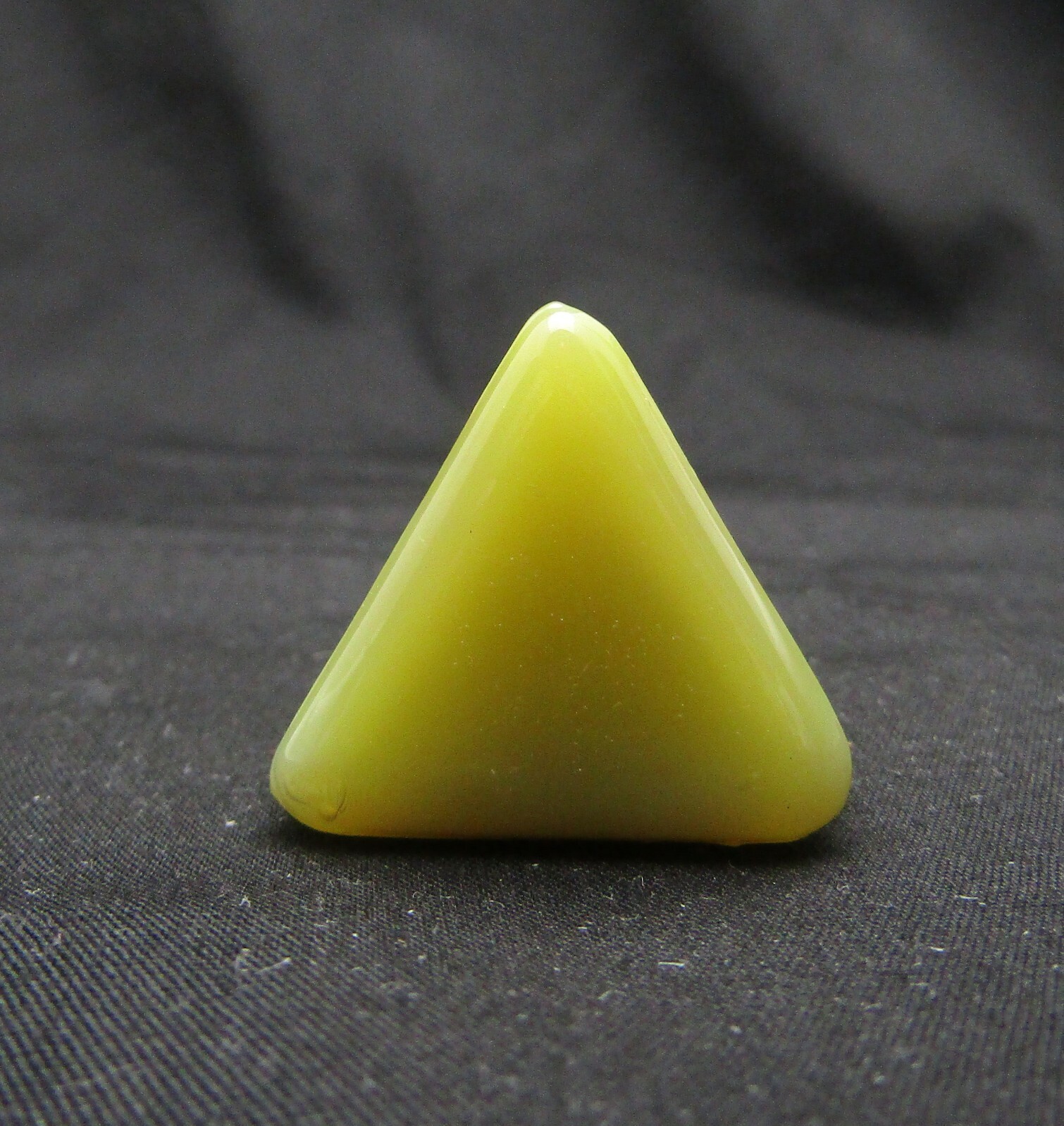 Cambridge Glass Yellow Primrose NCC Dealer Display Sign Prism Plaque Boyd Glows