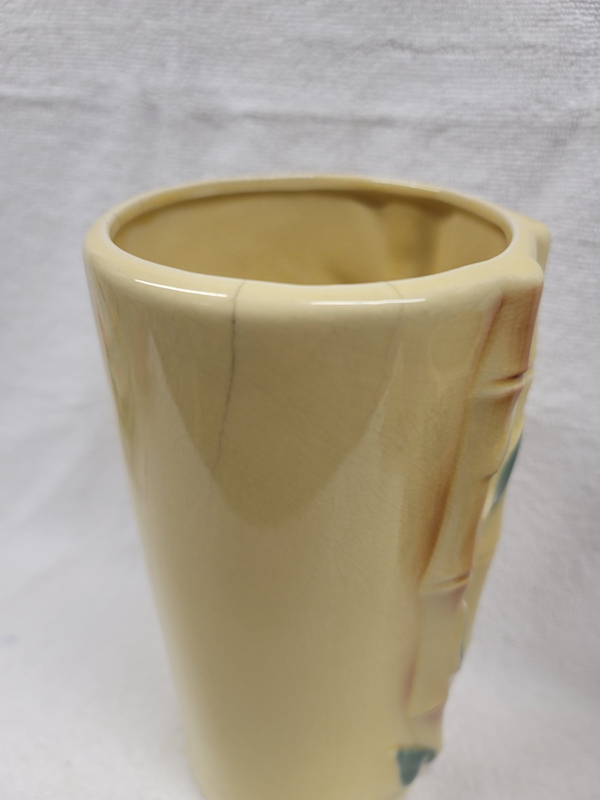 4 1/2″ & 8″ OVAL & TALL BAMBOO PLANTERS/VASES BY ROYAL COPLEY, ROYAL WINDSOR