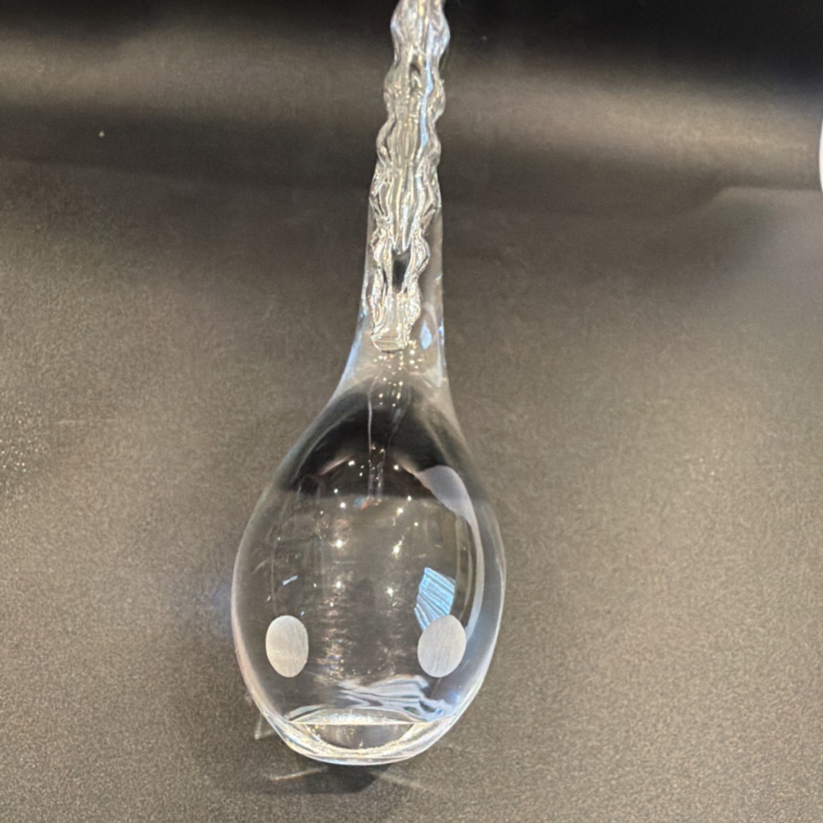 Spode Clear Glass Fish Figurine, Art Glass, Signed, Etched Backstamp, Glossy