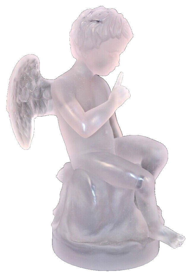 DAUM Crystal Cupidon Cupid Figurine Limited Edition Signed with COA NIB