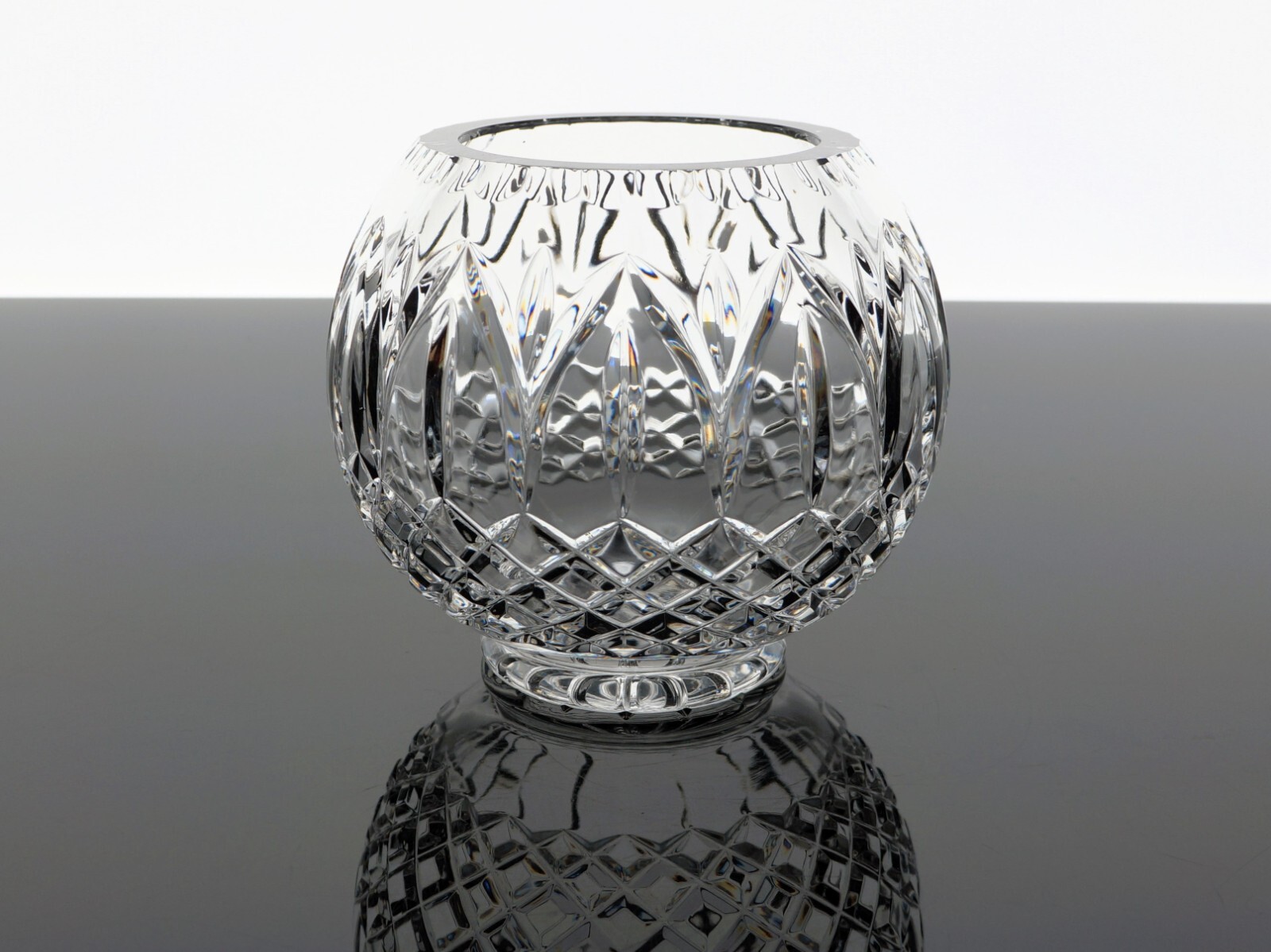 CRYSTAL CLEAR INDUSTRIES CCI ASTOR CATHEDRAL ARCHES 6″ ROSE BOWL VASE