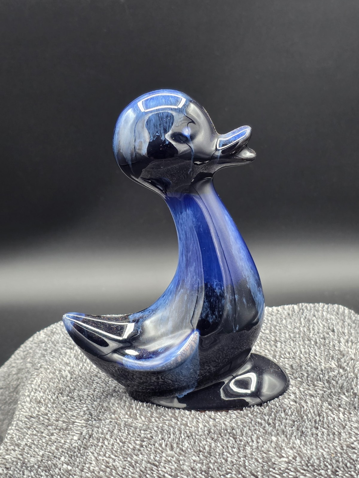 Blue Mountain Pottery Duck Blue Vintage 5.5in