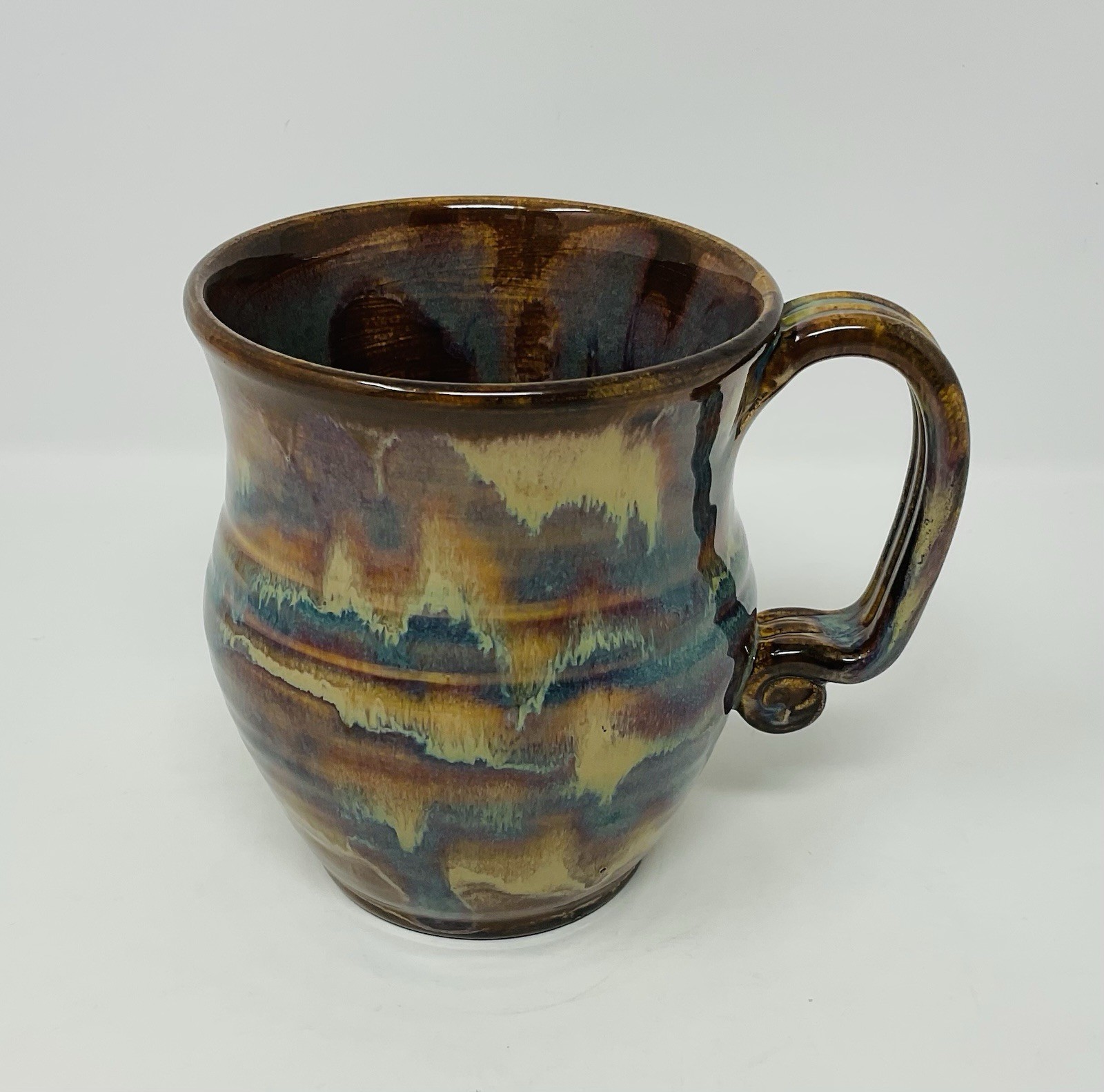 Matthew Nance Pottery Seagrove NC Coffee Mug 2005 Signed Studio Art