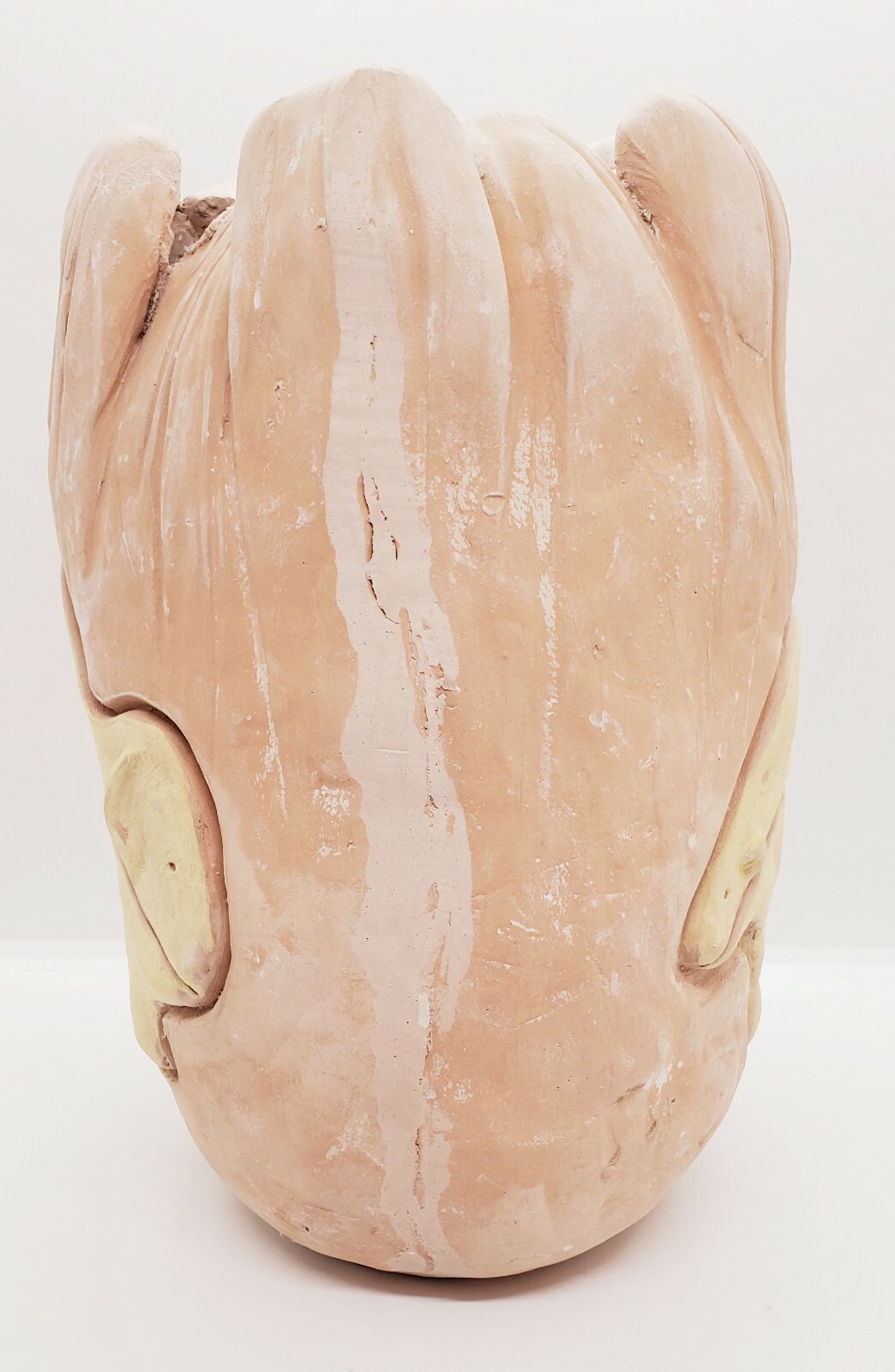 Vintage McCrea Prairie Comanche Land Clay Vase Southwestern Brutalist Primitive