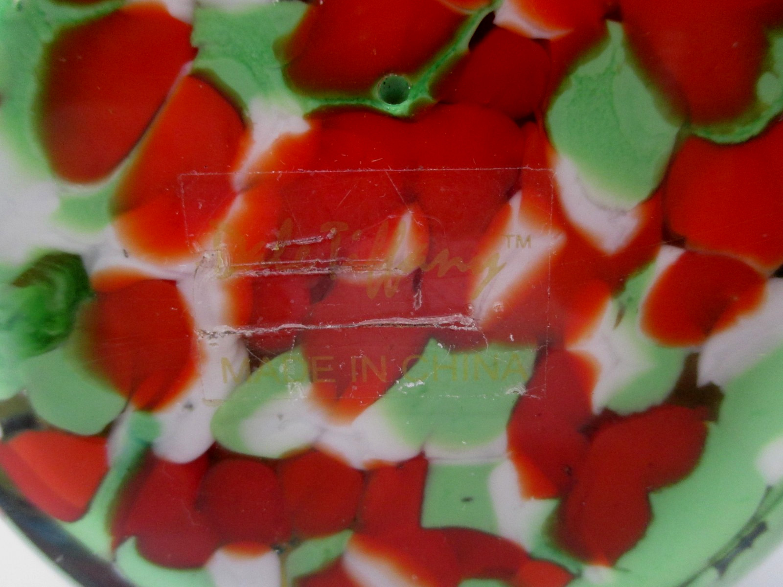 Beautiful Multi-Color Floral Dale Tiffany Hand Blown Art Glass Vase 14″ Tall