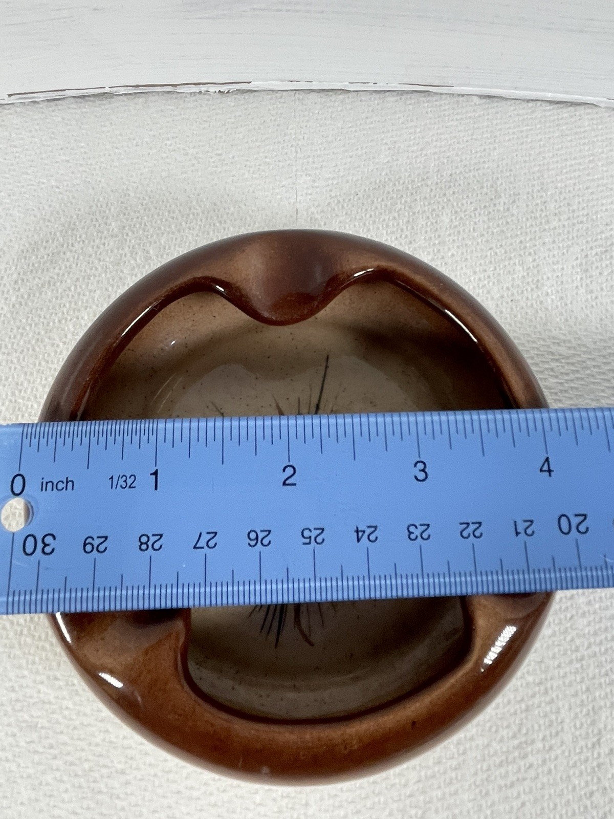Vintage Romco Pottery Cigarette Astray Rocky Mountain Pottery Pine Cones