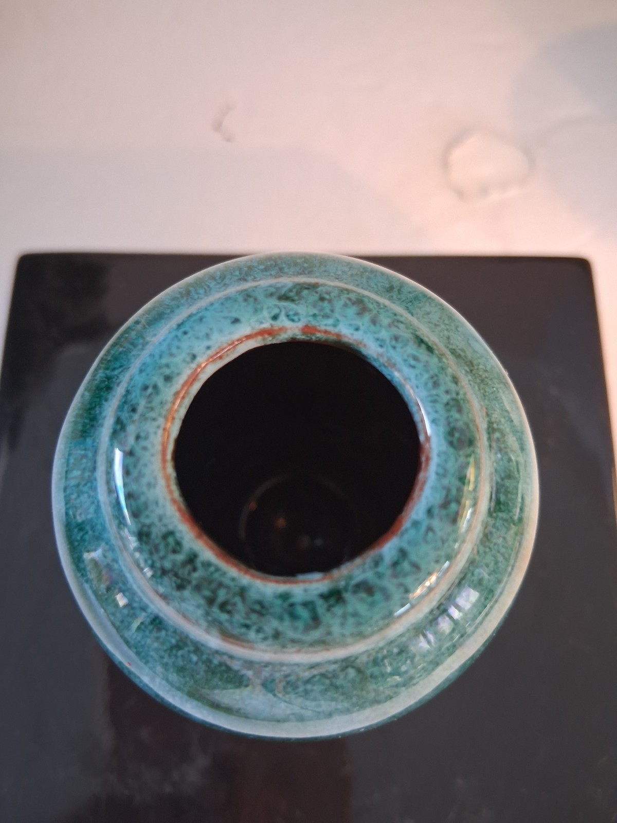 VTG 1970’s Blue Mountain Pottery Vases; 2 Pc Set, Blue/Green Drip Glaze;…