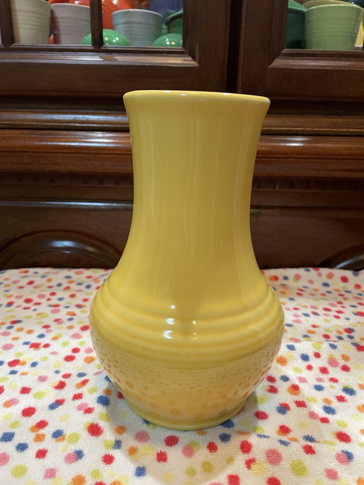 Fiesta Vase Royalty Sunflower *FIRST QUALITY* Not Seconds Pristine New 7 1/2 In