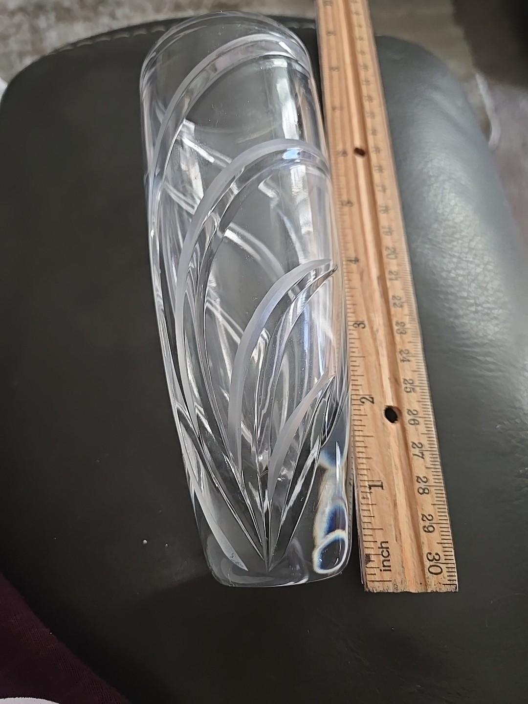 MARQUIS by WATERFORD “Wyndmere Collection” Crystal Vase 6-1/4″ VTG *Quality* 