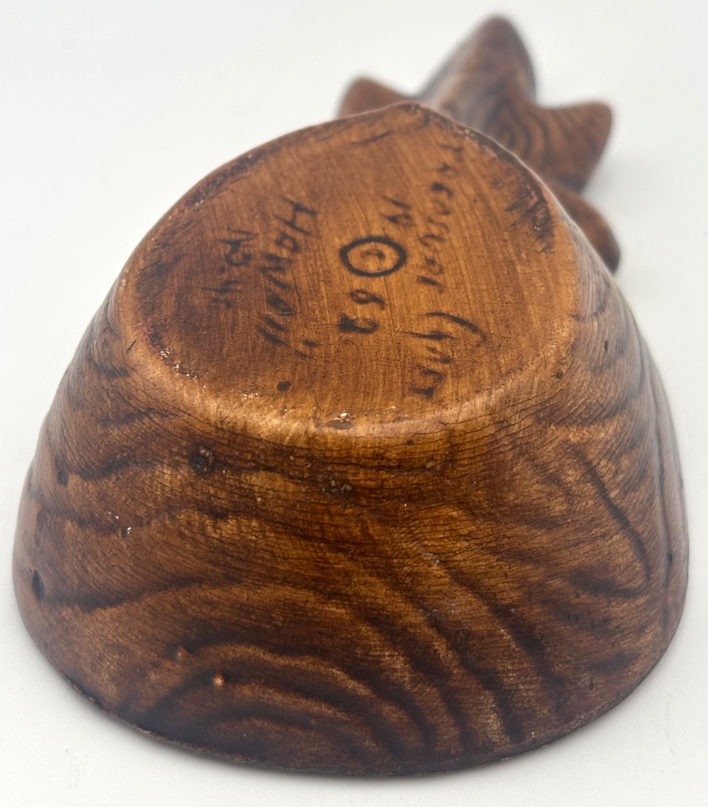 Vintage 1962 Treasure Craft of Hawaii No 40 Pineapple Shaped Trinket Dish *Read