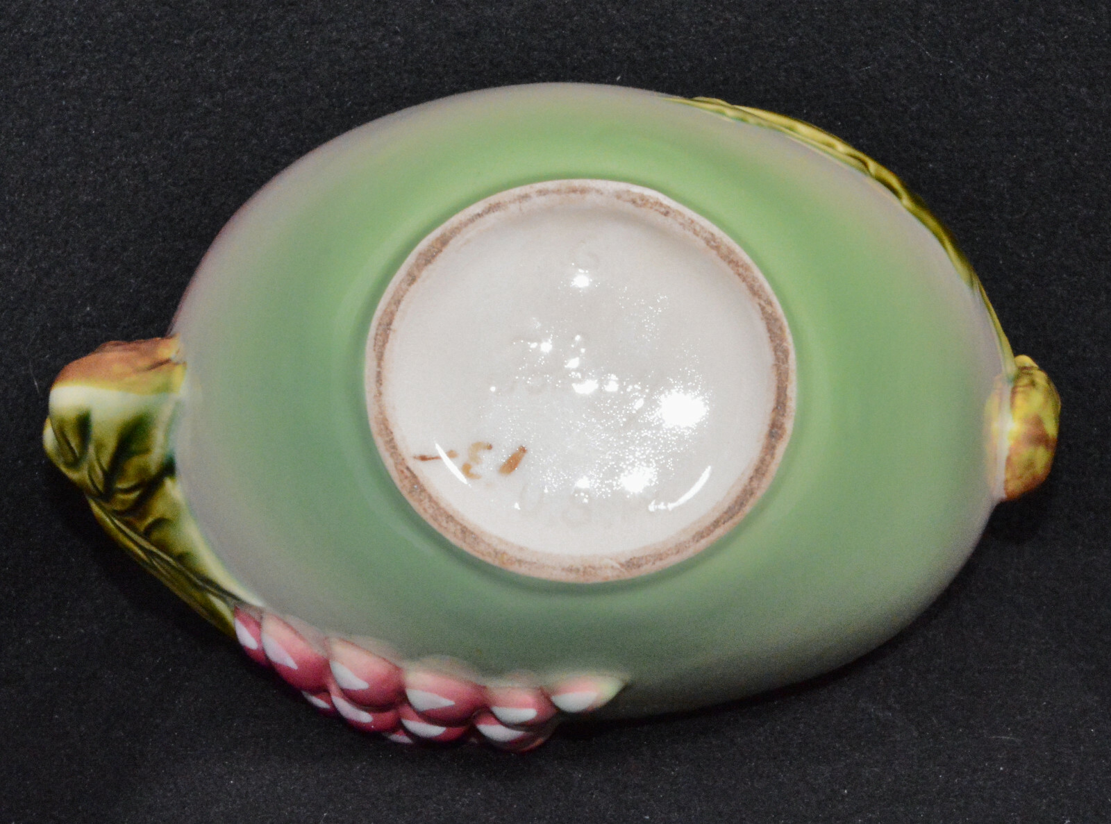 Hull Art Pottery Tokay Basket Red Berries #6 (8 1/4″ Tall)
