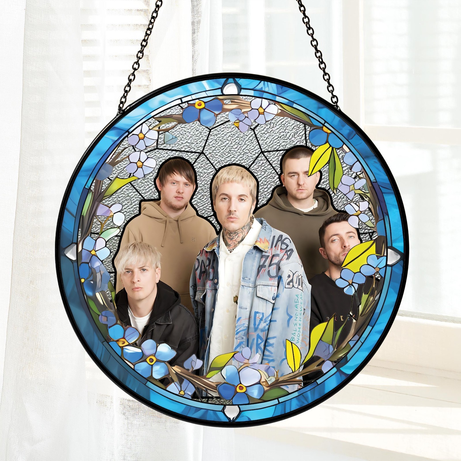 Bring Me the Horizon Stained Glass Suncatcher – Window Hanging Ornament