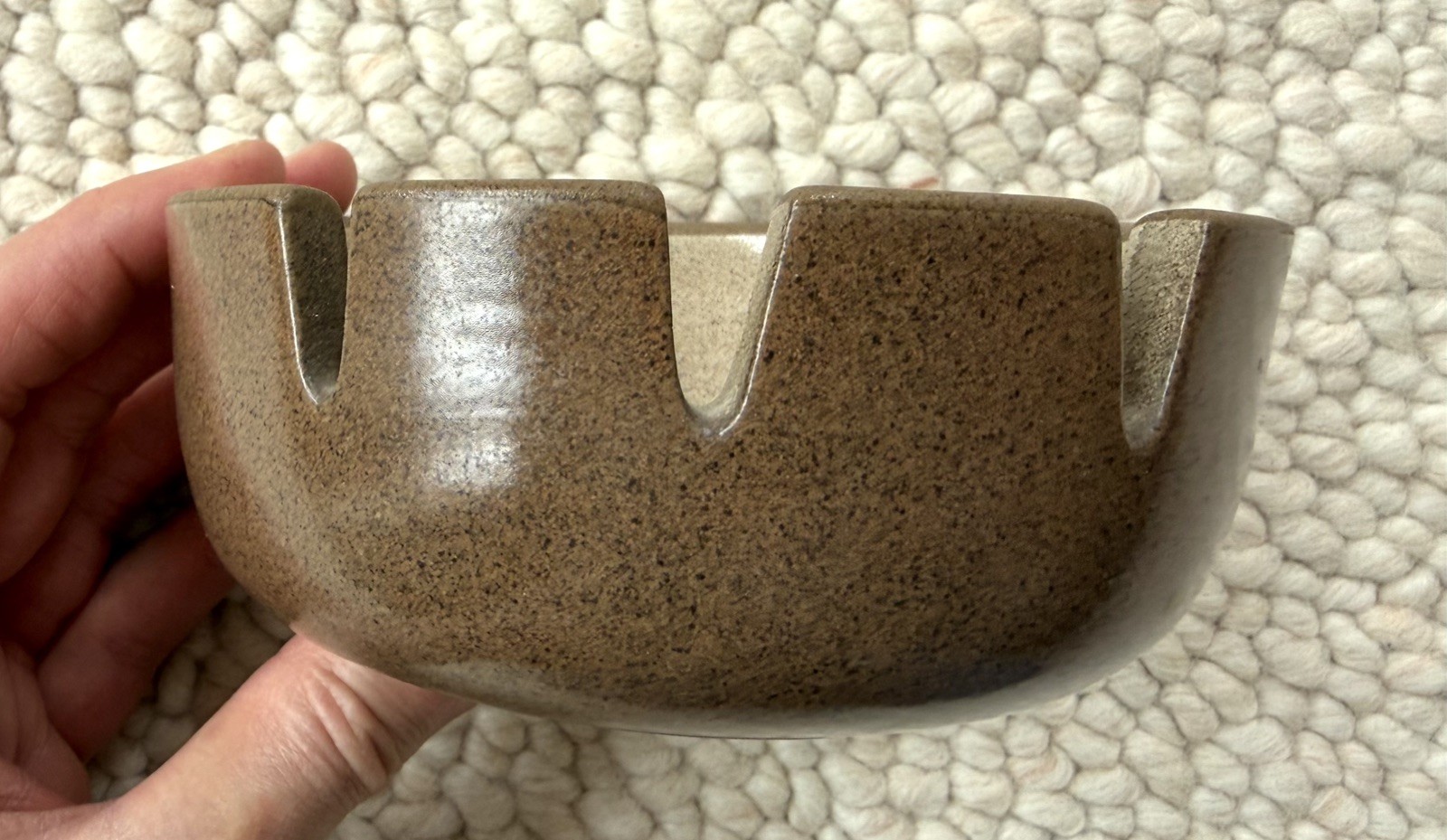 Heath Ceramics Vintage Ashtray Earth Tones 4.75 Diameter Mid Century Modern