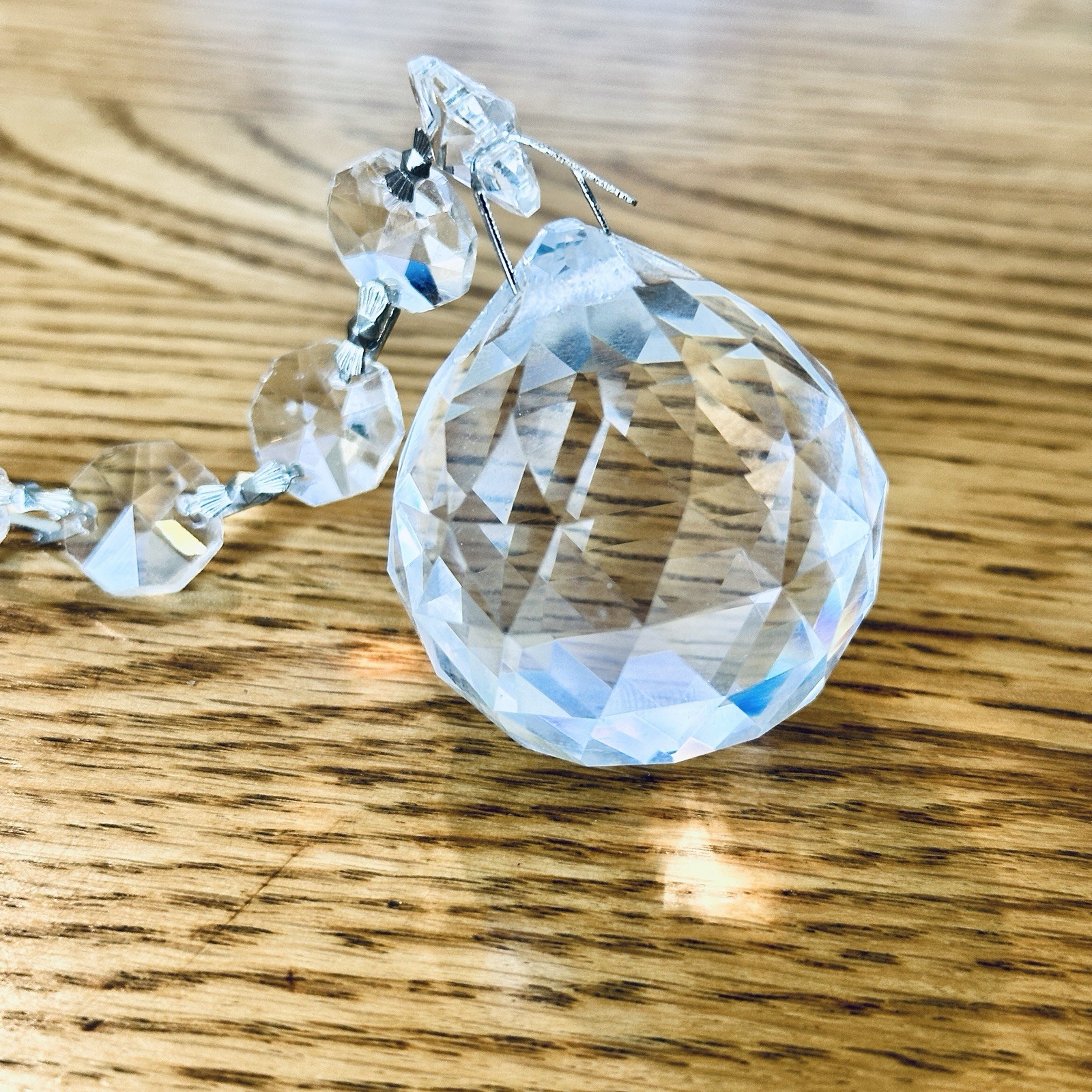 Prism Ball Large 2″ Crystal Hanging Ornament Suncatcher Chandelier Pendant 45mm