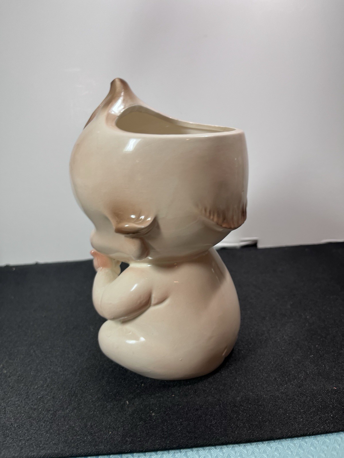 Rubens Baby Kewpie Head Vase / Head Planter – Big Eyes – Rubens 3119