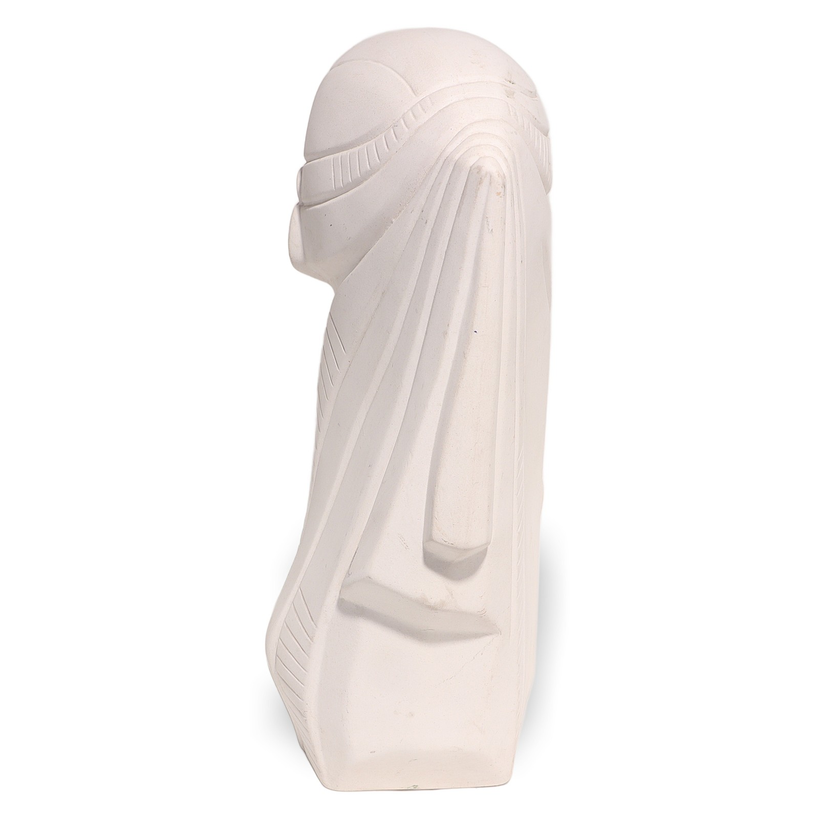 Egyptian Woman Bisque Porcelain Statue – Vintage Figurine