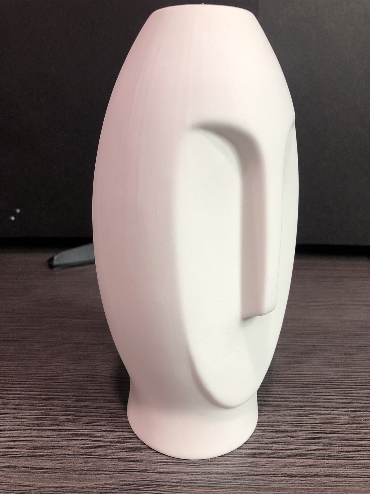 Face Vase White Modern Nordic Art Design Cubist Abstract MCM 7″