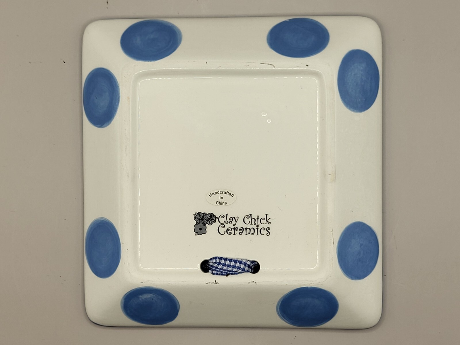Ceramic Baby Boy Decorative Plate By Clay Chicks Can Be Personalized