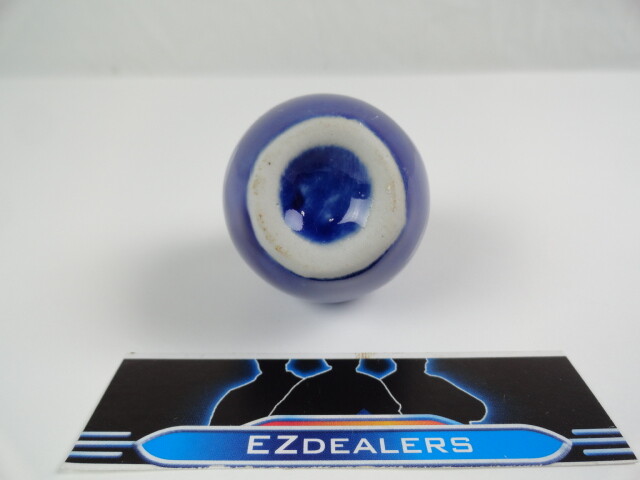 Miniature Pottery Blue Vase 2 1/2 inches Tall