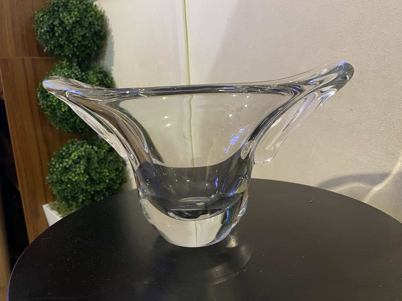 daum france Crystal Vase Large 1960 On Sale Now