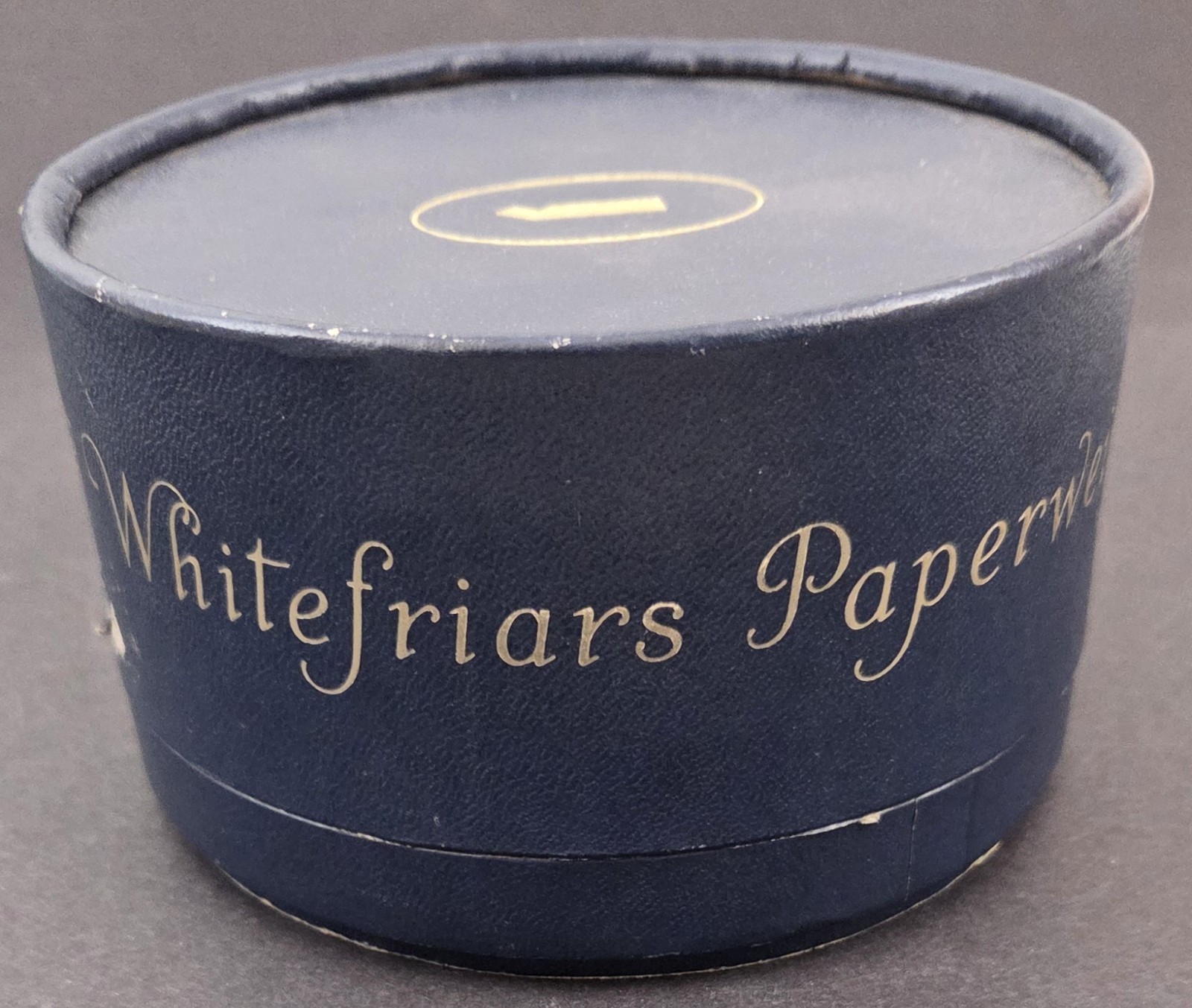 Whitefriars William Manson SNR 2001 L.E. 3/25 Faceted Aventurine Paperweight-3″