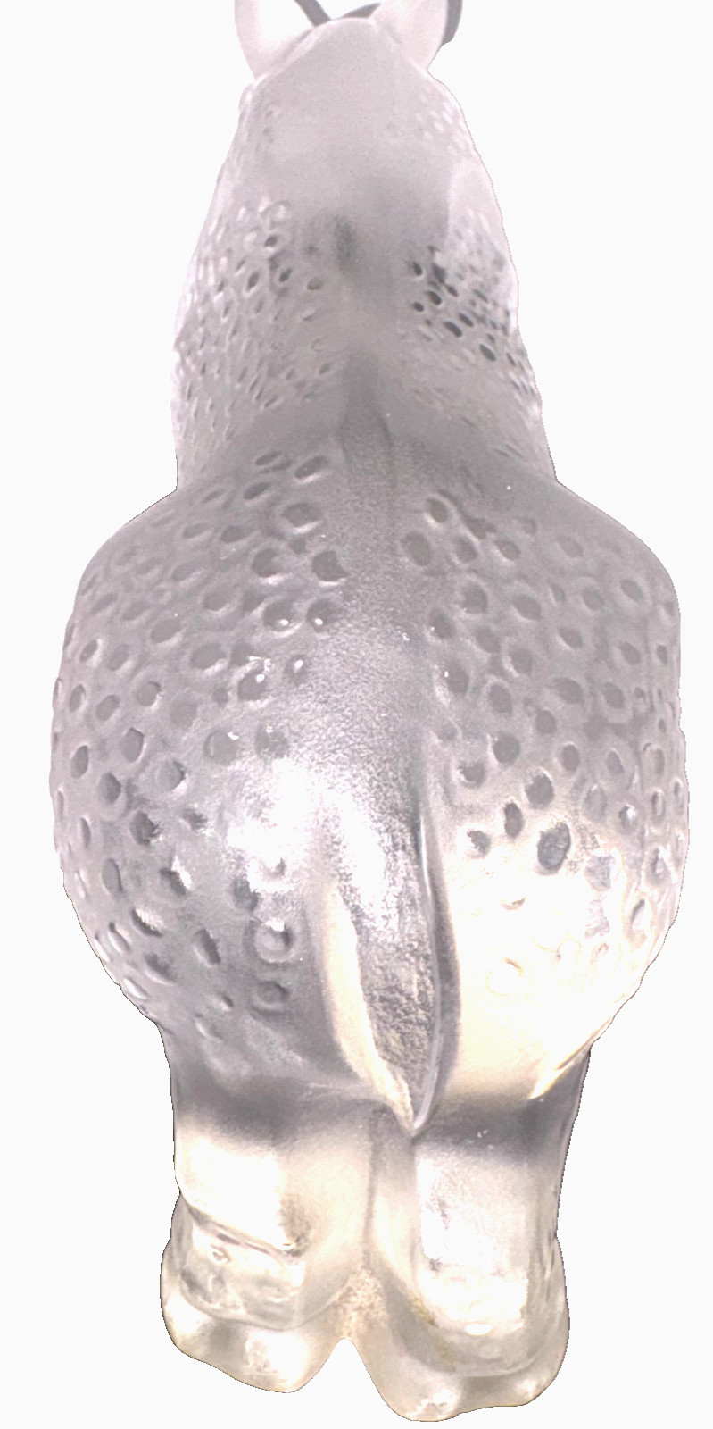 Lalique Crystal Toba Rhino on Black Plinth