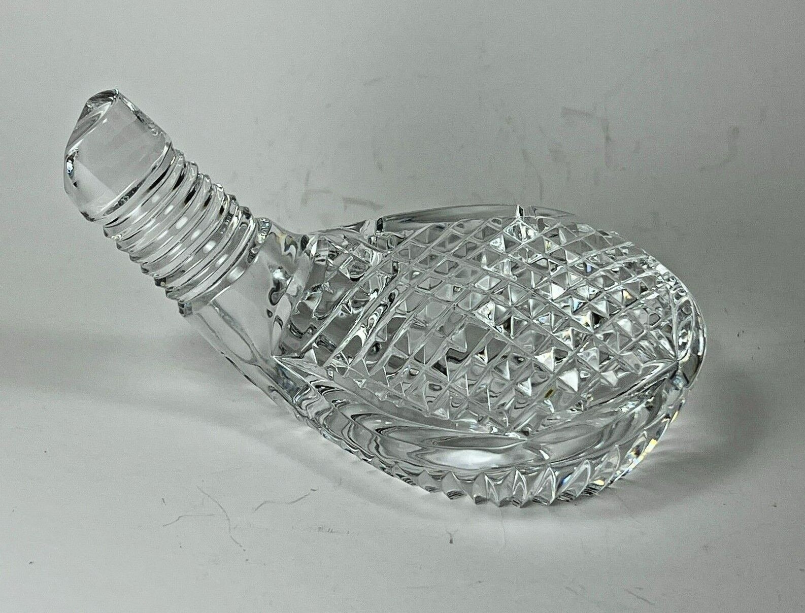 Waterford Golf Club Driver Head Clear Cut Crystal Paperweight Home Decor