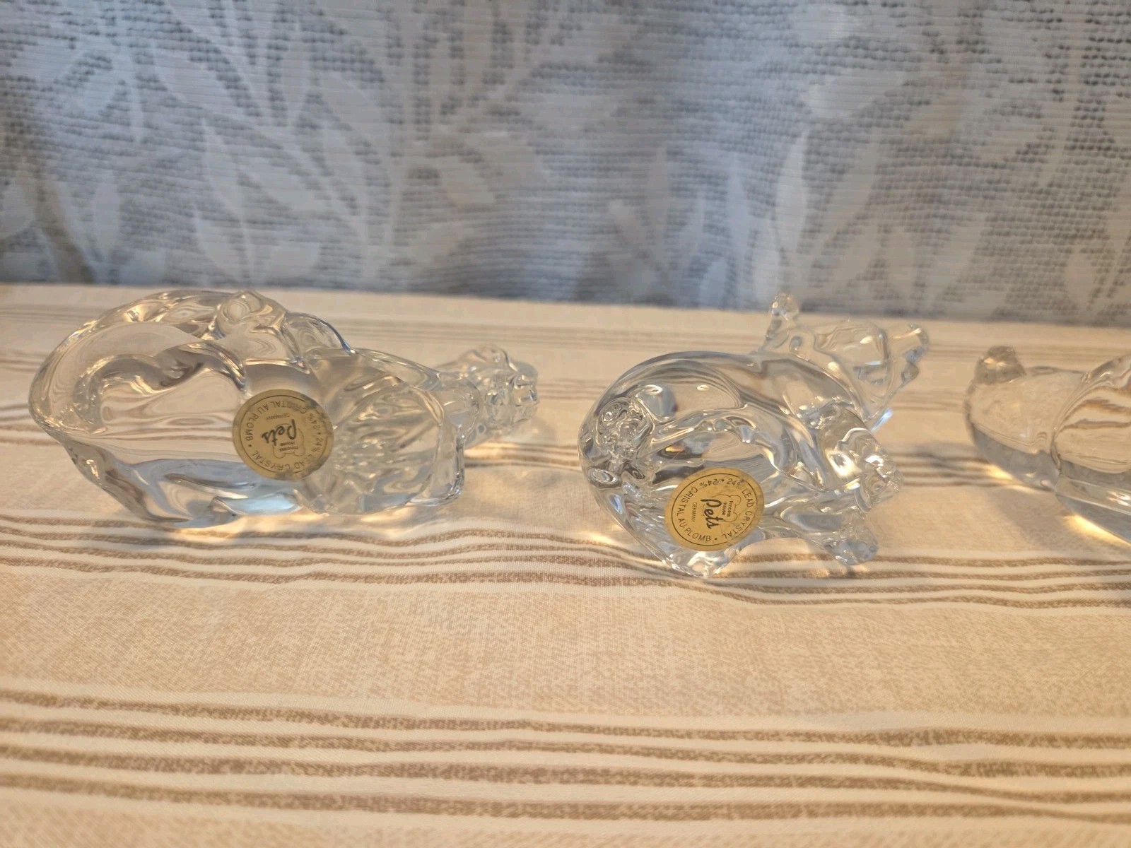 Princess House Crystal Germany Animal Figures Lot Of 9 READ