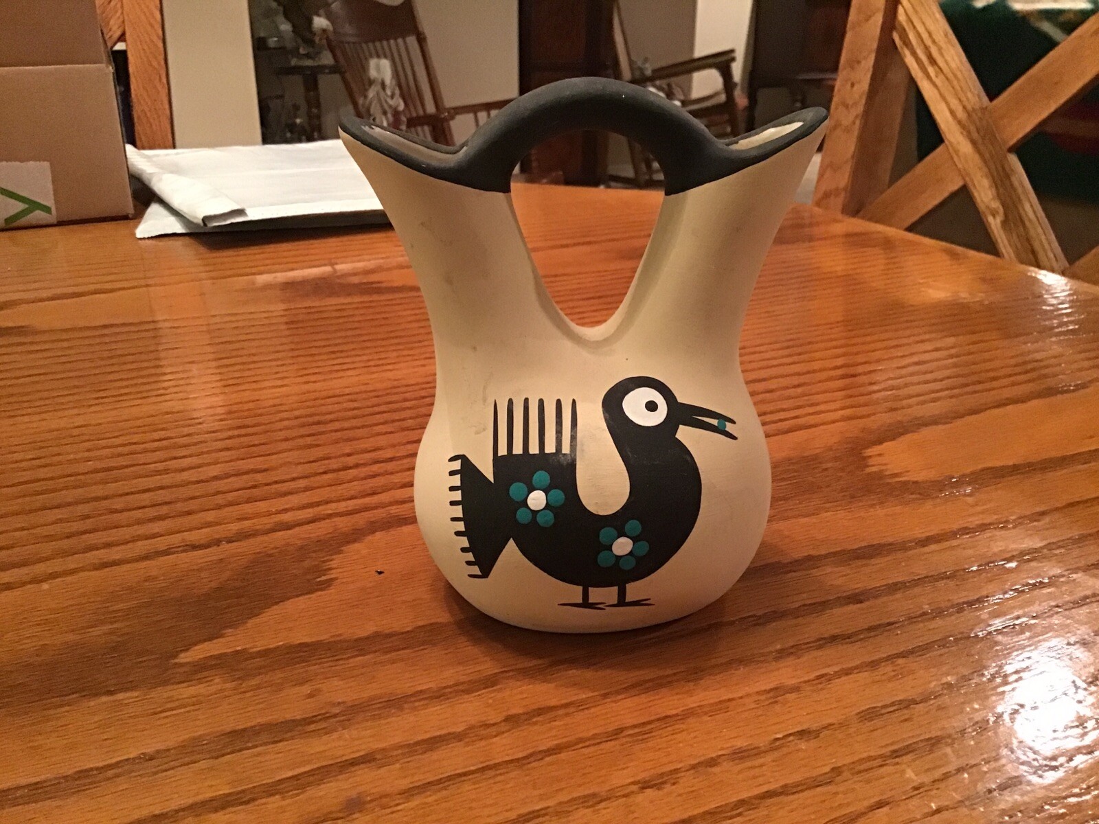 Rain Bird Native American Indian Pottery