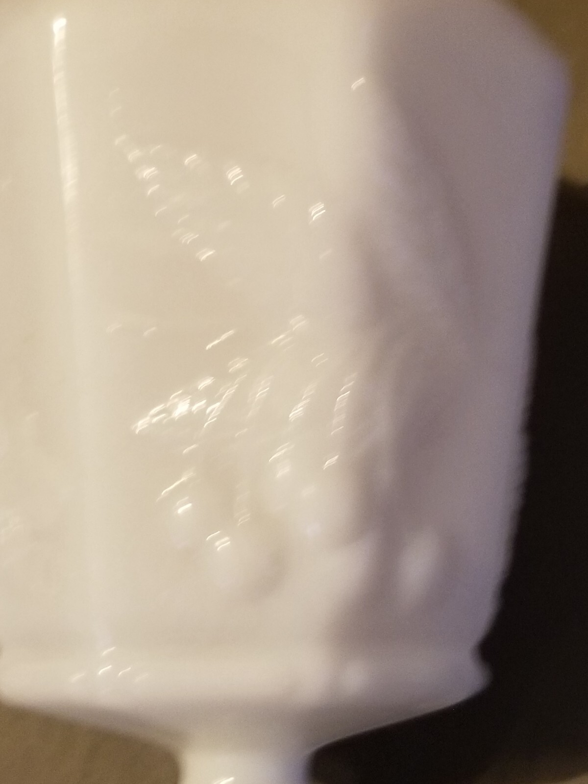 NAPCO Cleveland Milk Glass Footed Vase or Planter #1186