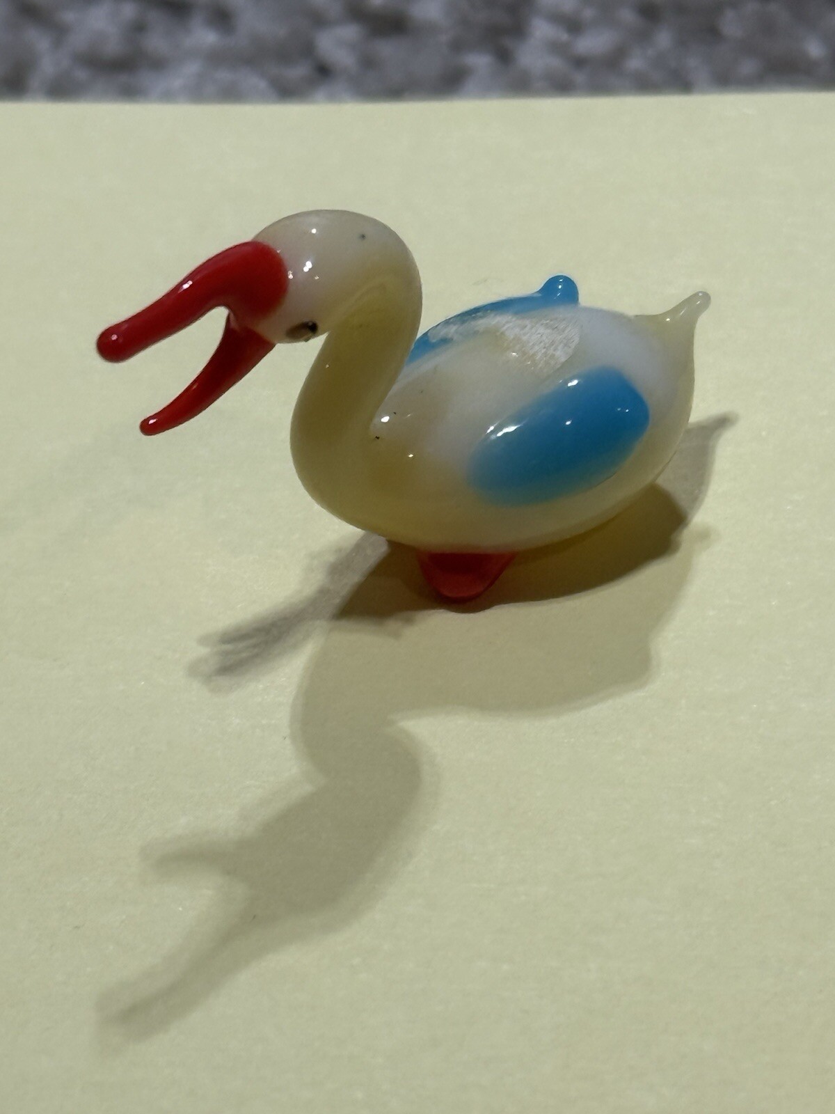 Vtg 4 Red Ball Brand Miniature Glass Figurines Hand Blown. ~ Japan ~ Birds