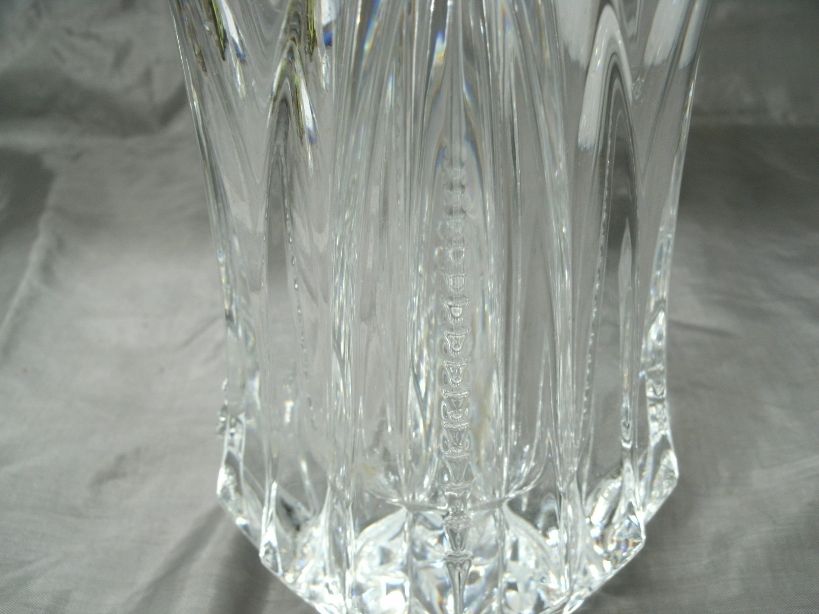 Cristal d’Arques Durand VINCENNES Vase 11-3/4″T 8-3/8″ Opening Stunning Crystal