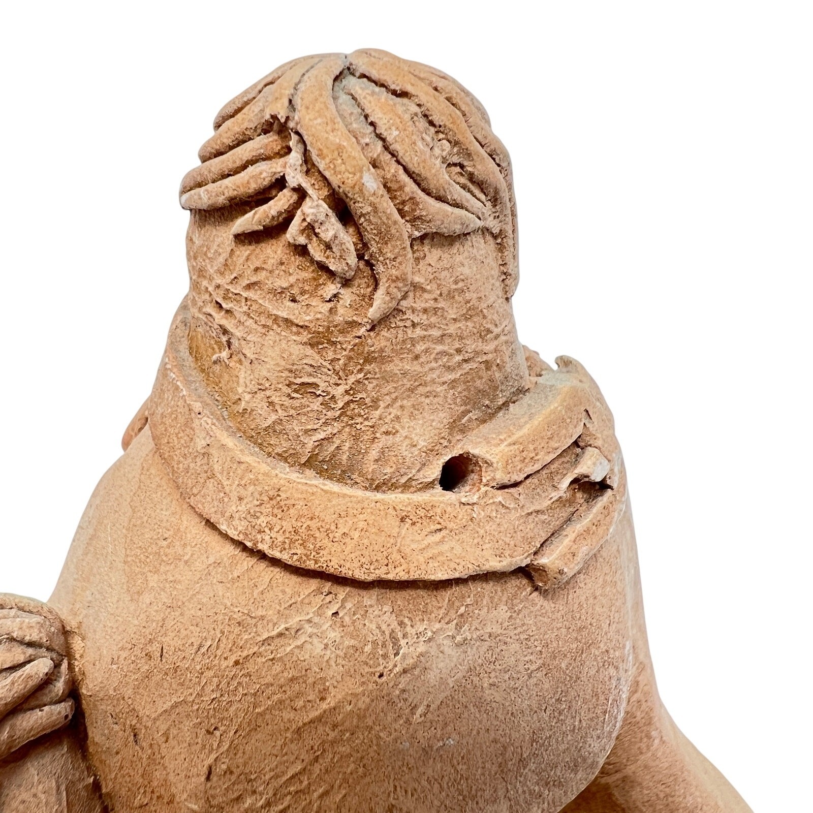 Vintage 70s Kersten Bros Terracotta Pottery Traveling Camel Weed Pot Figurine