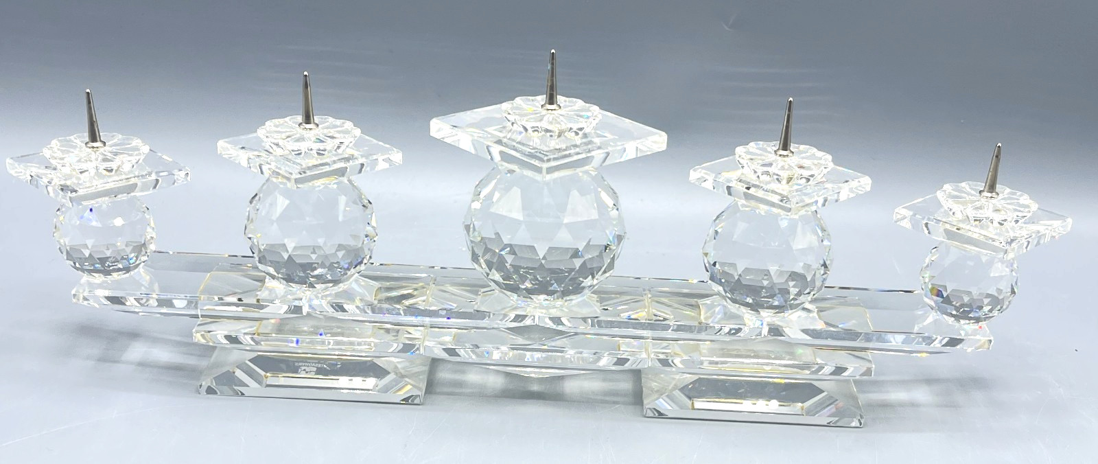 Swarovski Crystal “5 PIN CANDLEHOLDER” 7600 / NR 116 / No Original Box