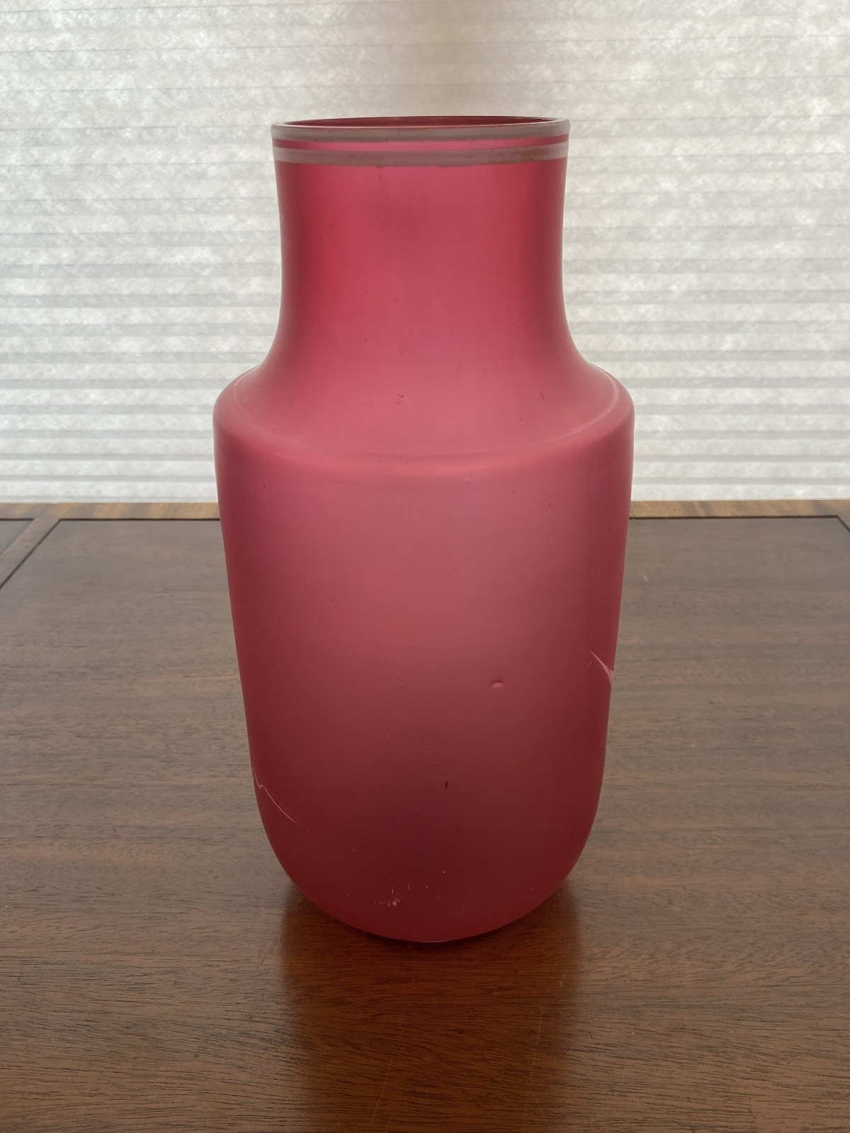 RARE ANTIQUE FLORENTINE ART CAMEO LARGE Cranberry Vase W/Woman In Nature 12.75″H