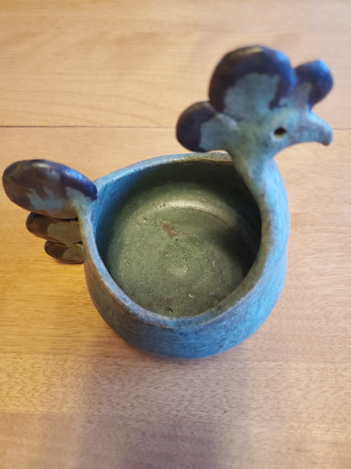 Pottery Rooster Ornament
