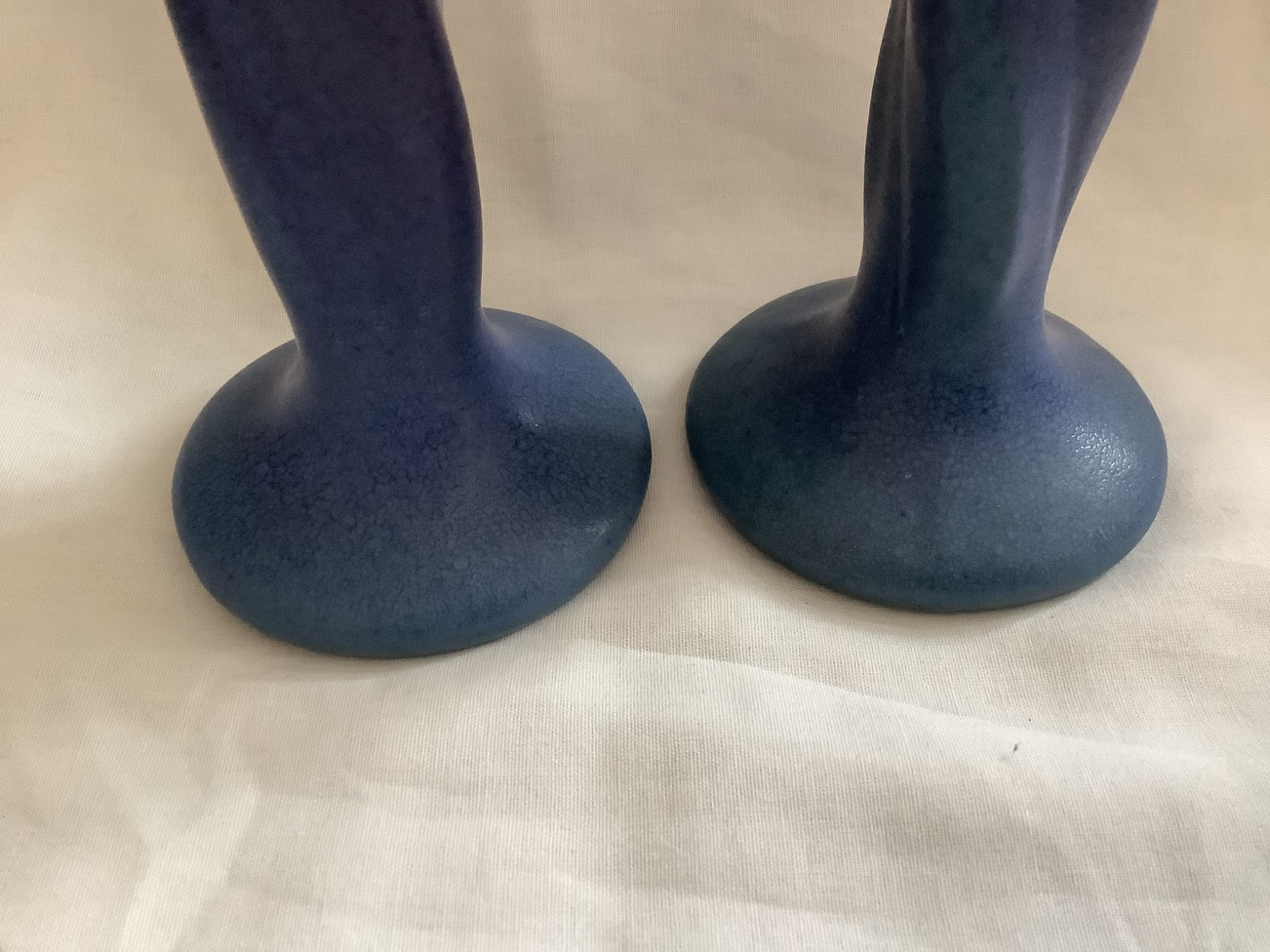 Van Briggle Colorado Springs Blue candelsticks