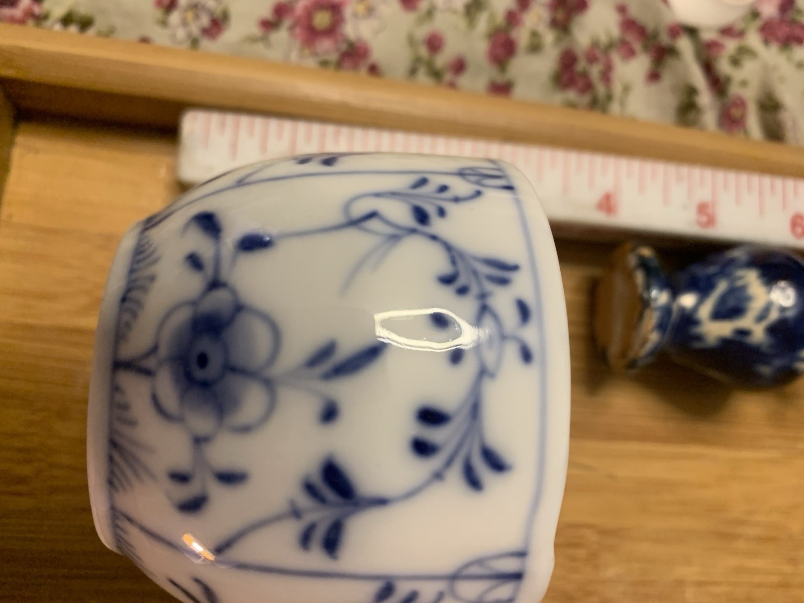 Vtg Lot Mini Pottery Pitchers Bowls Royal Blue Med Some Signed (20)Maker M Japa