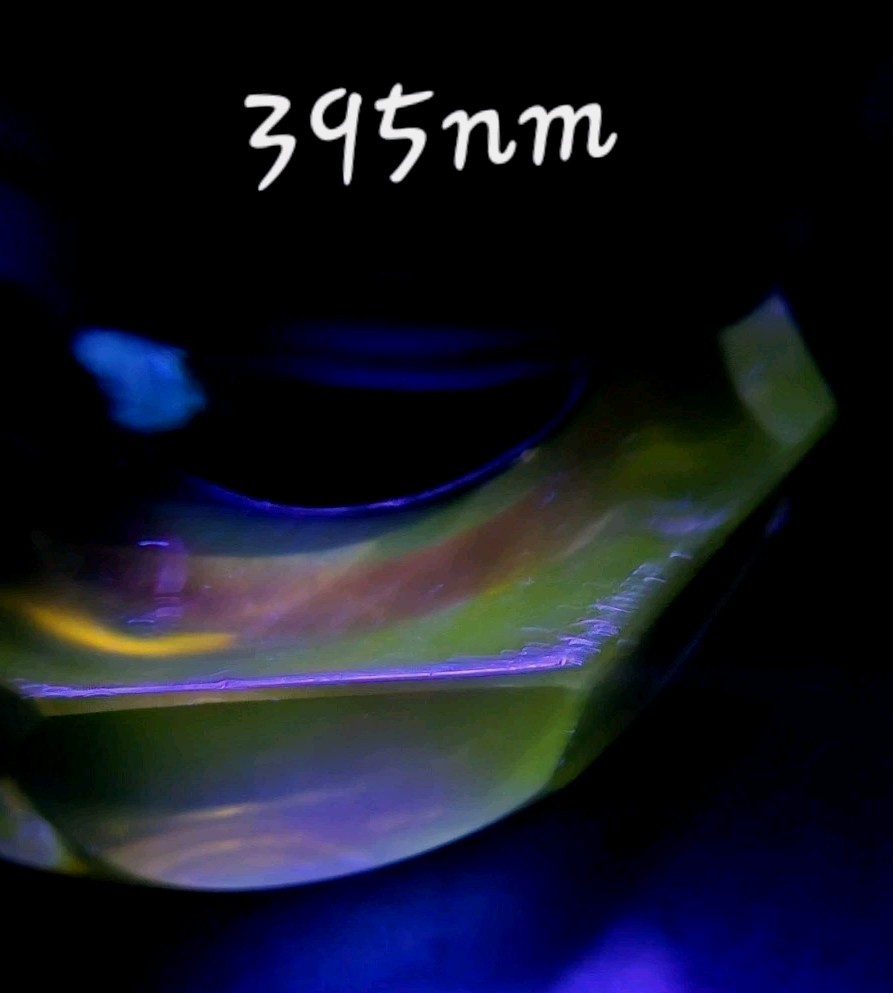 Stunning Murano Sommerso Gold Green Faceted Art Glass Heavy Ash/Dish LOVED