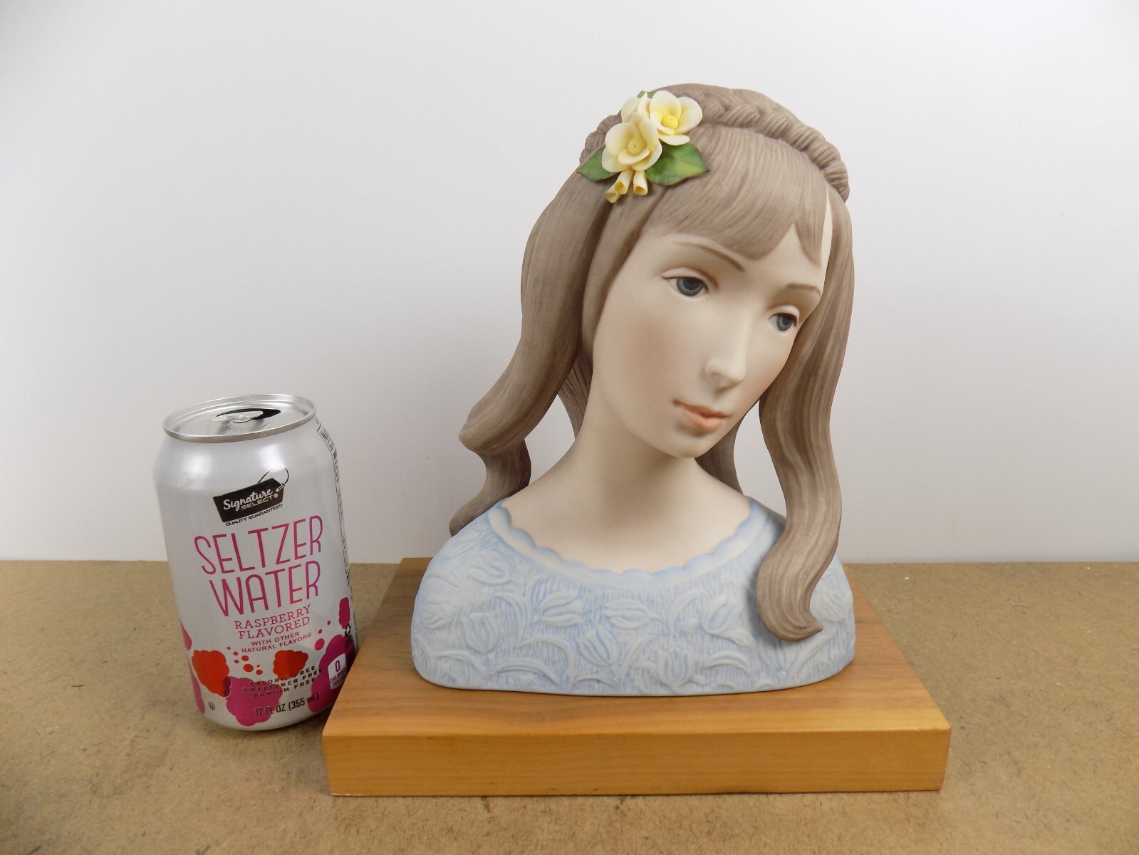 Laszlo Ispanky Porcelain Bust of Young Girl Limited Edition