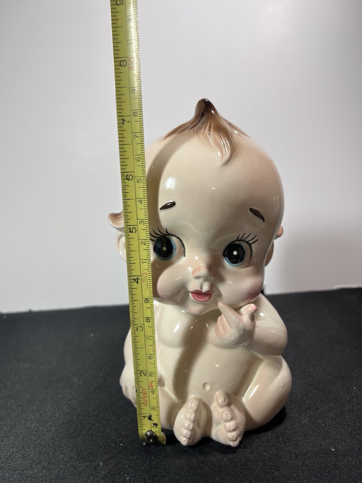 Rubens Baby Kewpie Head Vase / Head Planter – Big Eyes – Rubens 3119