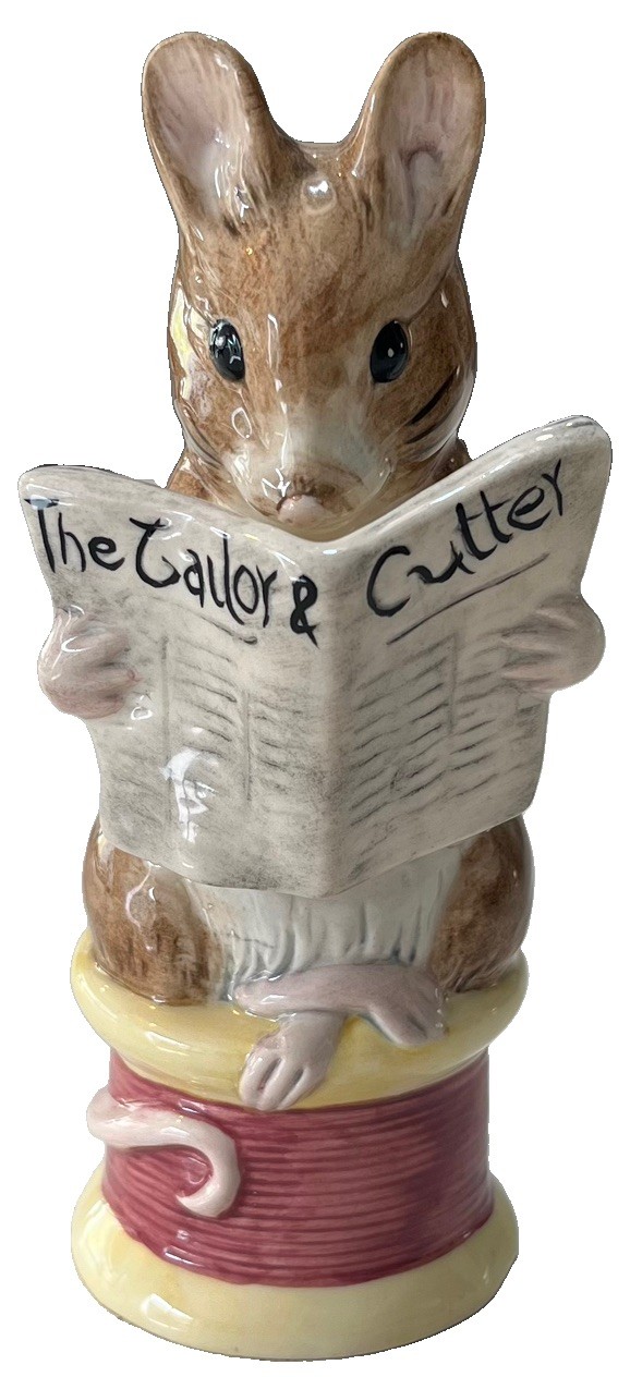Royal Albert Beatrix Potter – The Tailor of Gloucester LARGE 13 cm Mint UK Made