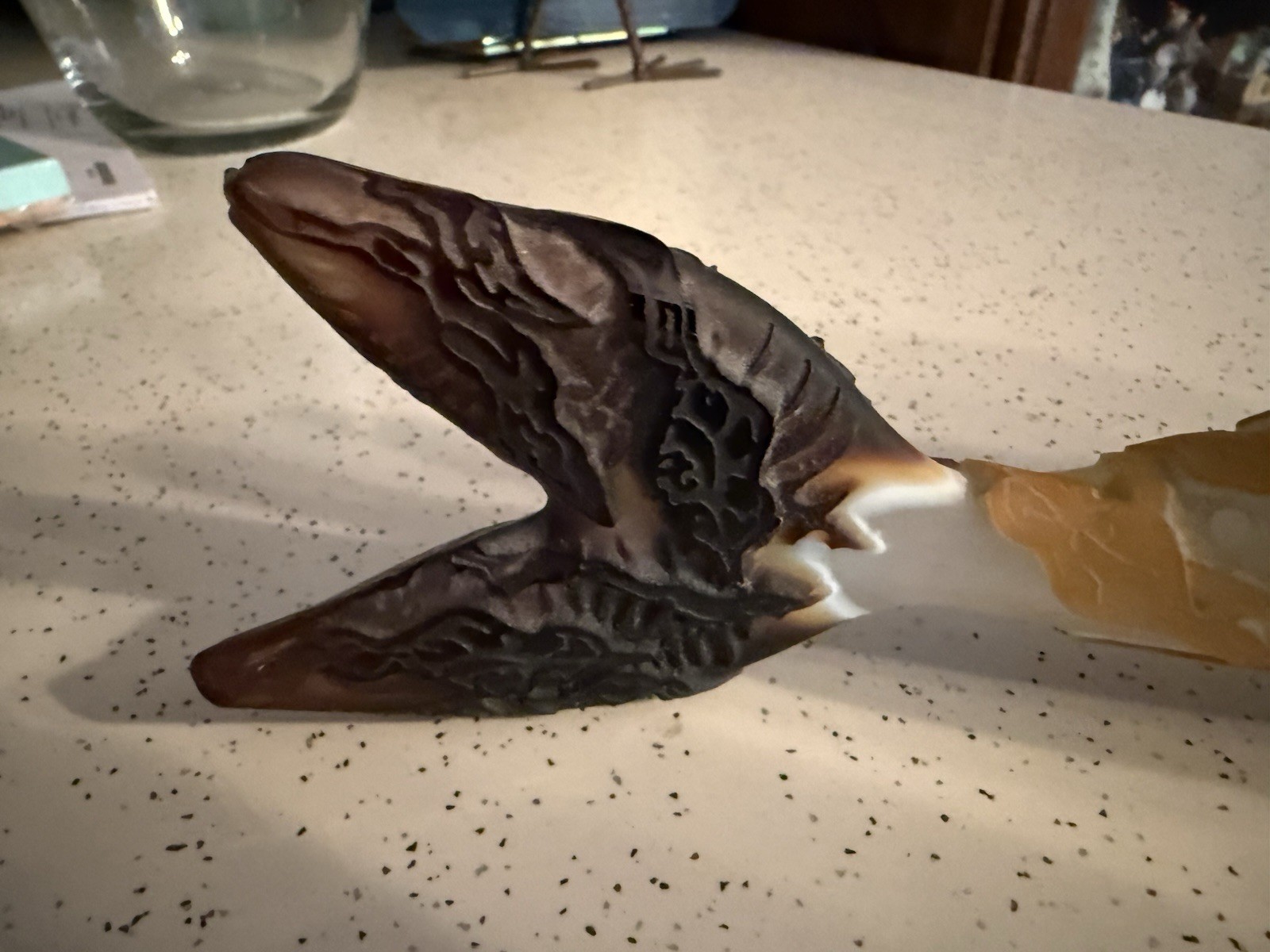 RARE KELSEY MURPHY/PILGRIM SAND CARVED CAMEO ART GLASS FISH VASE 17” X 7.5”