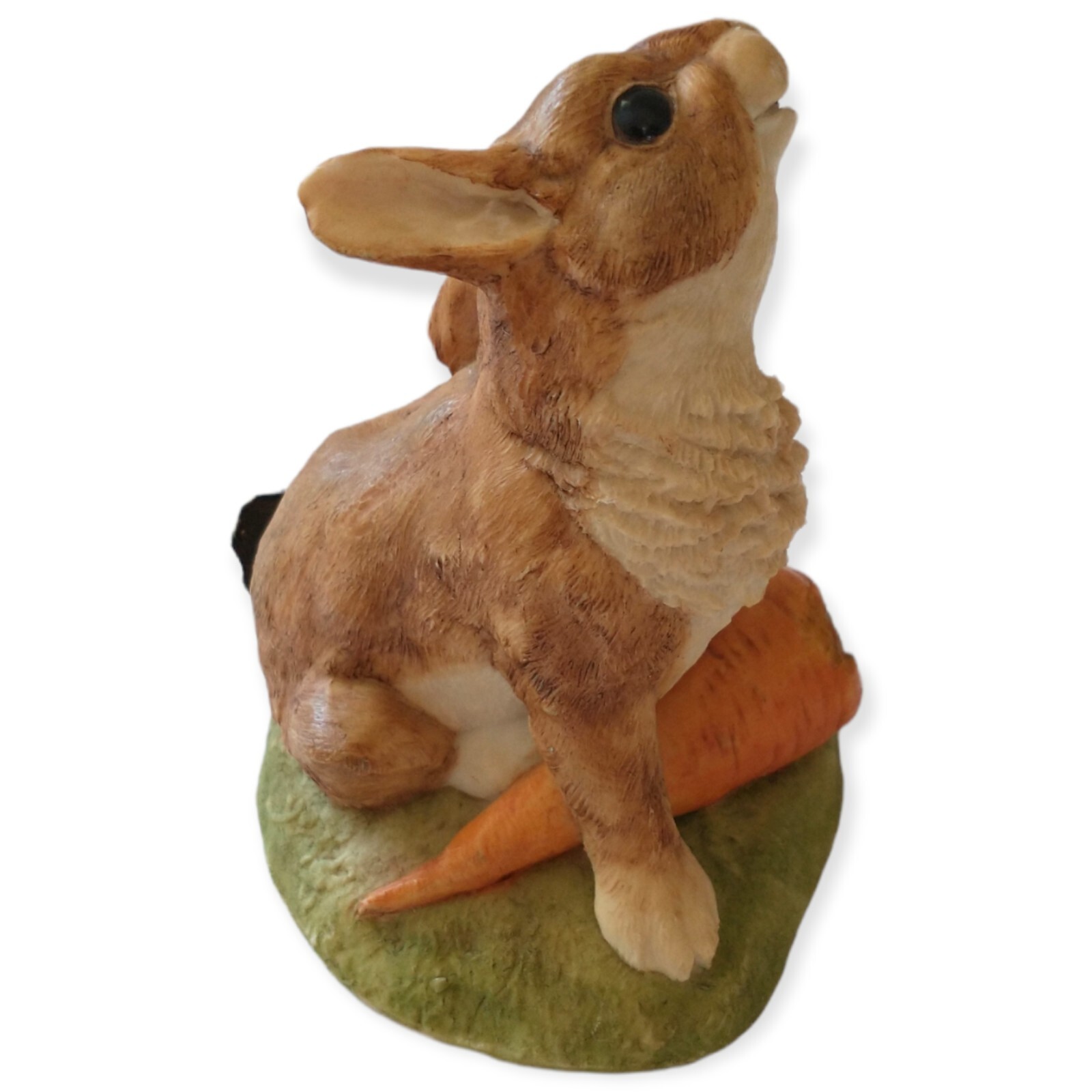 Vintage Bunny Rabbit Scratching Ear Figure VCH England Handpainted Resin England