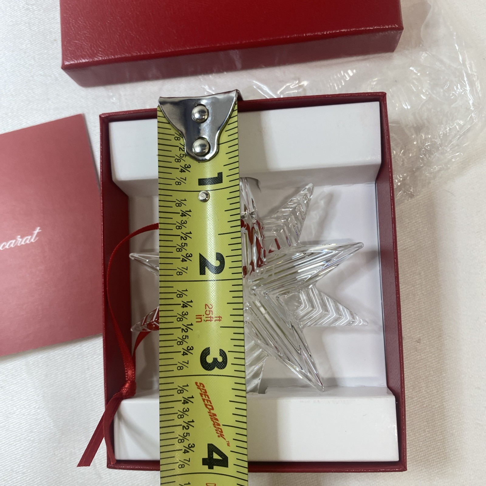 Baccarat Crystal NOEL (2021) Annual Snowflake Ornament New Open Box France