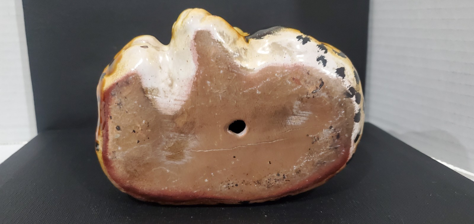 MCM Glazed Porcelian over Terracotta Leopard Cheetah Cub Figurine