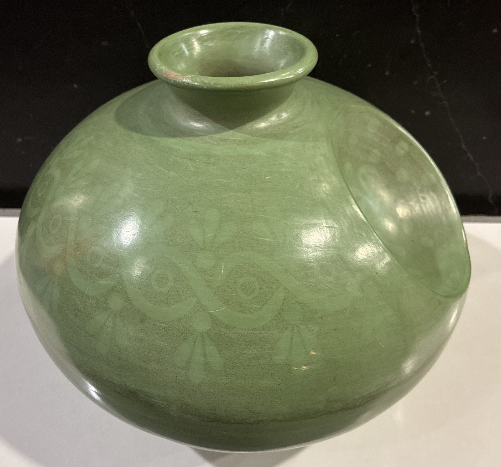 LARGE Modernist TALLER HERNÁNDEZ CANO 1815 TRADICIÓN Mexican Art Pottery Vase